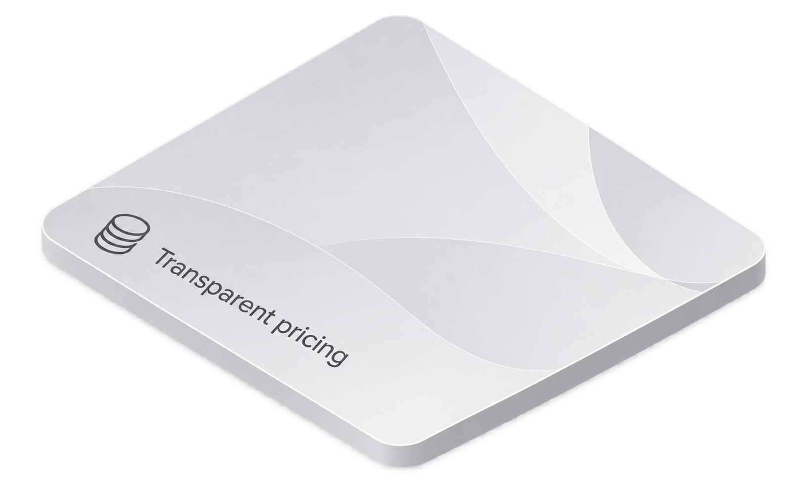 Transparent pricing layer